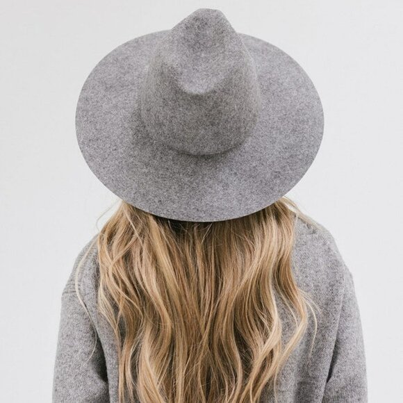 Gigi Pip *NEW* Grey Wool Scottie Fedora Hat main image 11